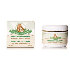 Hydrating Face Cream With Hemp Oil And Calendula By Bottega Della Canapa