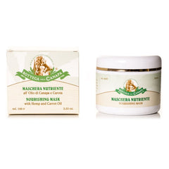 Nourishing Mask With Hemp And Carrot Oil By Bottega Della Canapa