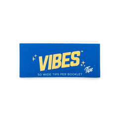 Perforated White Rolling Tips Vibes Blue Pack White 5Pcs Wide