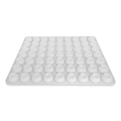 Pop-Vac Jar 4ml White Vacuum Sealed Glass Jar ( FULL BOX 63 PCS )