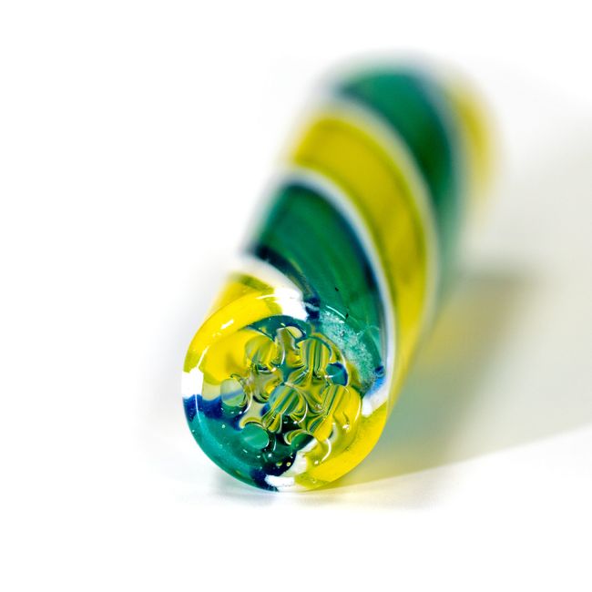 Pure Hits Tip Glass Filter Tip Lemon Green