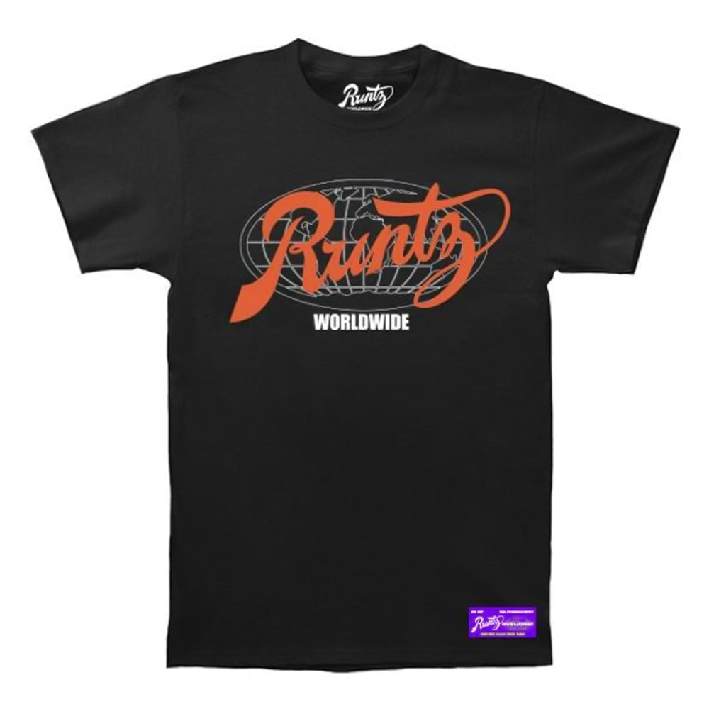 All Country T Shirt By Runtz Black And Orange Medium