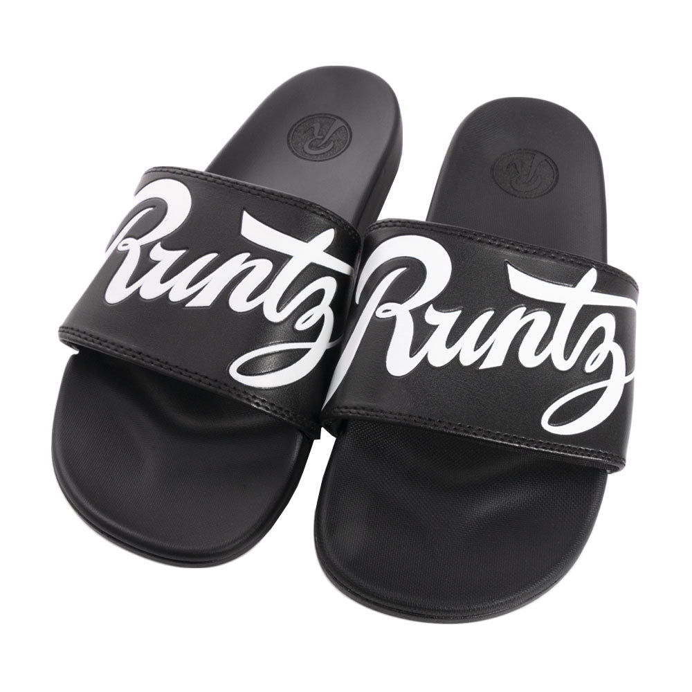 Runtz Script Sliders Black Size 6