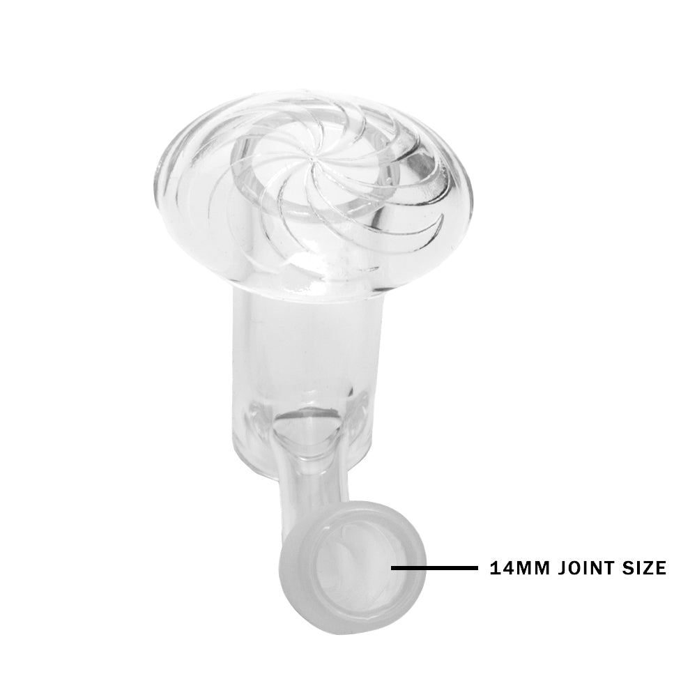 Blender Quartz Banger With Slurper Set By Privileged Lungs 45 Degree Angle 14Mm