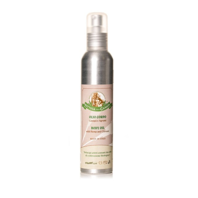 Body Oil With Citruses And Hemp Oil By Bottega Della Canapa