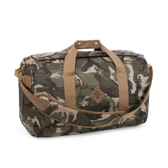 The Around Towner Canvas Collection Medium Duffle By Revelry Brown Camo