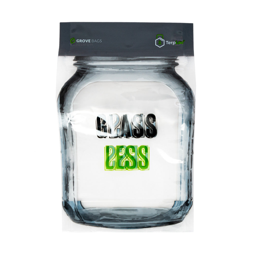 Glassless Curing Bag Pouch By Grove Bags 25Pcs