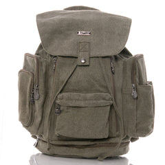 The Multi Pocket Knapsack By Sativa Bags Khaki