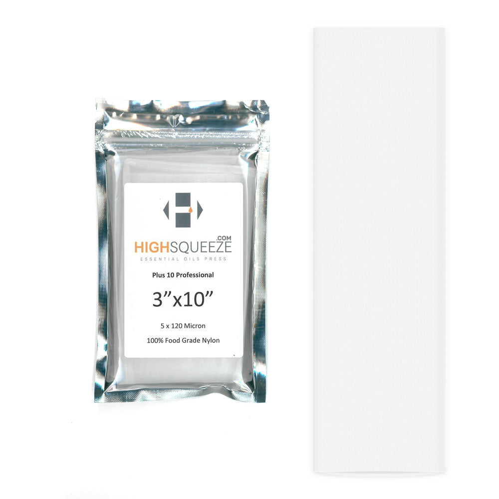 Professional 3 X 10 Rosin Press Extraction Bags By High Squeeze 120U