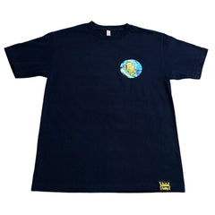 The Surfing Lemon T Shirt Navy By Lemon Life Sc X Large