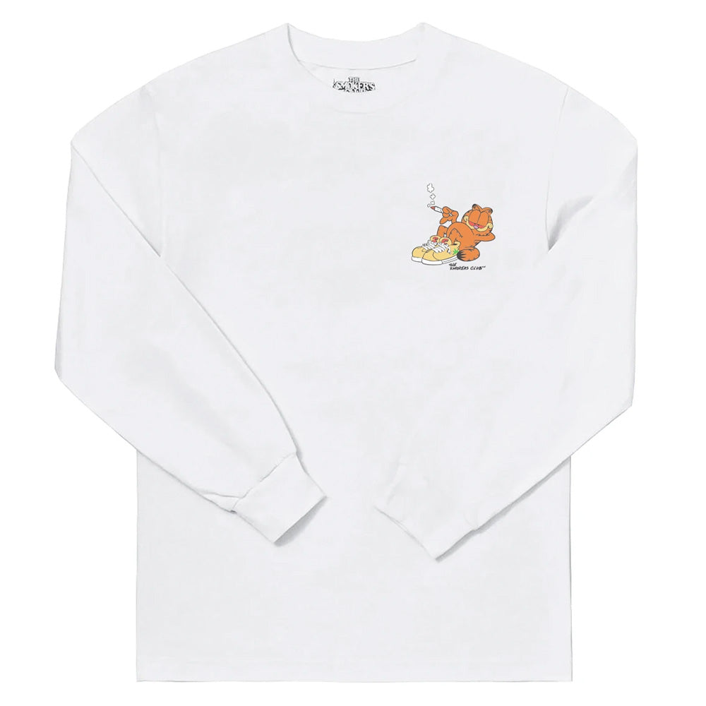 Mondays Off Long Sleeve Tee By Smokers Club White Medium
