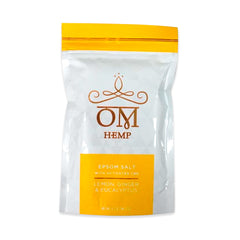 Lemon Ginger Eucalyptus Epsom Bath Salts With Activated Cbd From Om Wellness