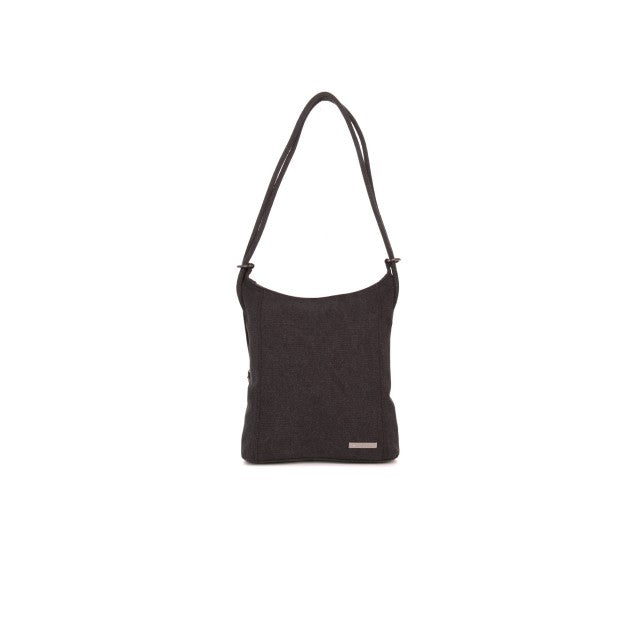 Hemp Small Handbag Backpack By Sativa Bags Grey
