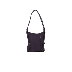 Hemp Small Handbag Backpack By Sativa Bags Plum
