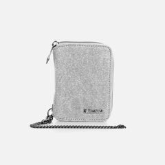 Hemp Wallet With Chain By Sativa Bags Light Grey