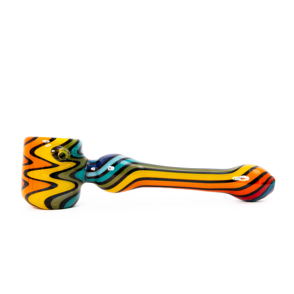 The Mini Hammer Pipe By Pure Hits Black Rainbow