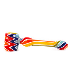 The Mini Hammer Pipe By Pure Hits White Rainbow