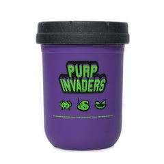 Purple Invaders 8Oz Mason Stash Jar By Re Stash
