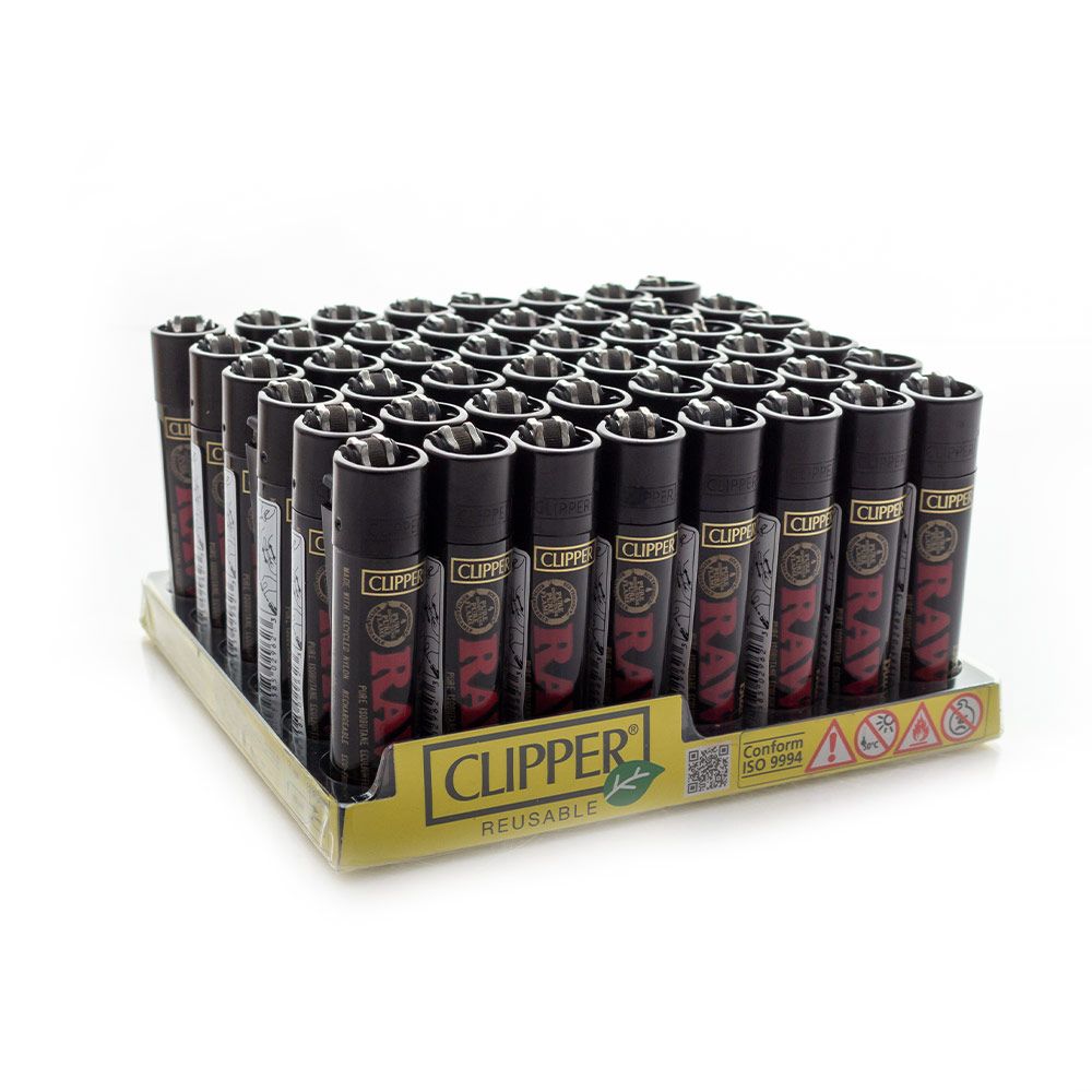 Raw Clipper Lighter Black