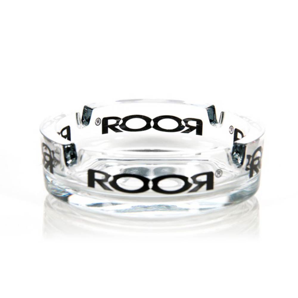 Roor Glass Ash Tray Black