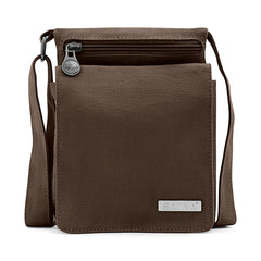 Travel Shoulder Bag By Sativa Hemp Bags Dark Brown
