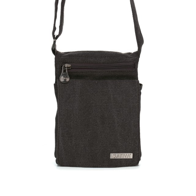 Travel Shoulder Bag By Sativa Hemp Bags Grey