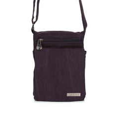 Travel Shoulder Bag By Sativa Hemp Bags Plum