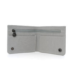 Hemp Flat Wallet By Sativa Bags Light Grey