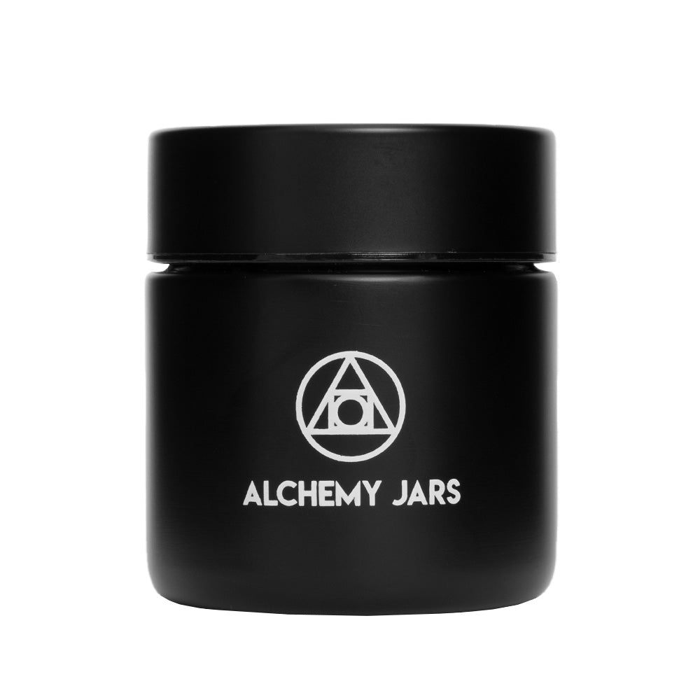 Black Vaccum Insulated 50Ml Concentrate Jar By Alchemy Jars