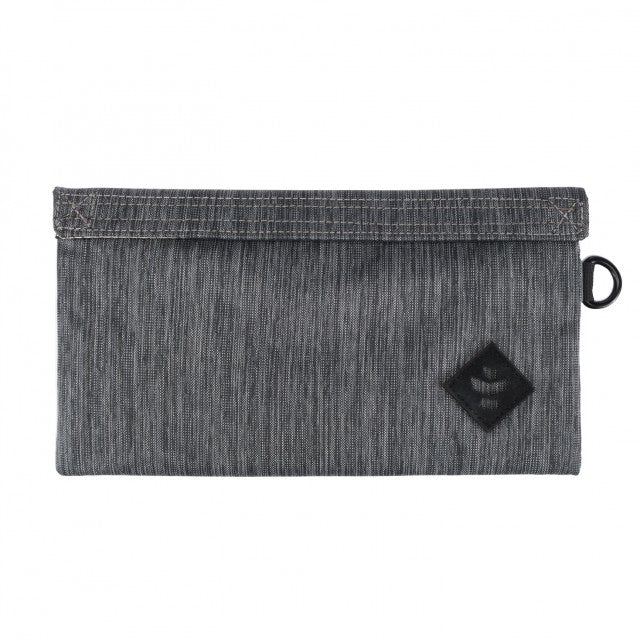 The Confidant Small Money Bag Odour Proof Bag By Revelry Striped Dark Grey