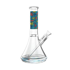 Blue Glass Water Pipe By Keith Haring