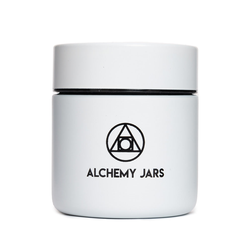 White Vacuum Insulated 50Ml Concentrate Jar By Alchemy Jars